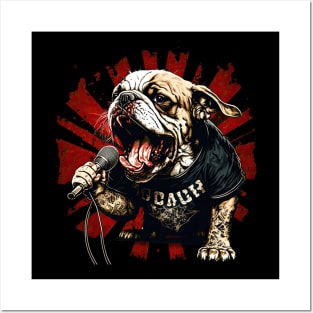 Bulldog Rocker Posters and Art